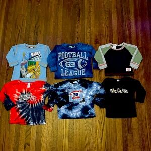 Amazing lot of 6 Baby Boy Shirts 6-12m EUC